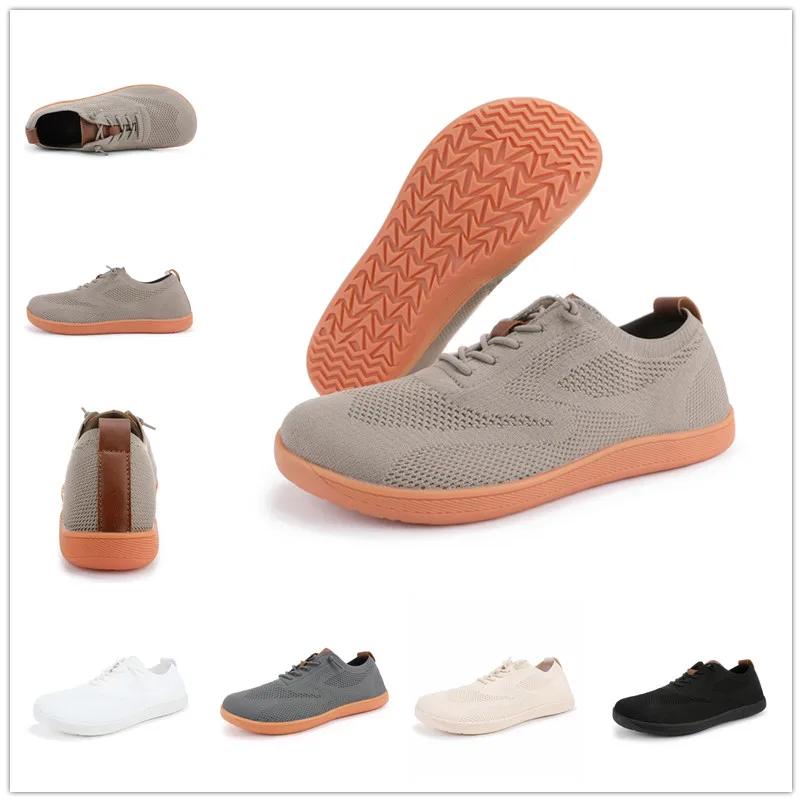 Кроссовки с широким носком для ходьбы для мужчин и женщин, кроссовки для босиком на плоской подошве, дышащие, удобные, повседневные, тренировочные, для вождения, новые