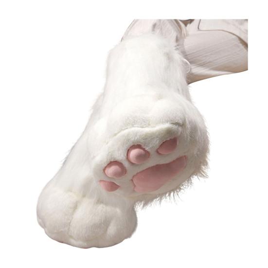 1 шт. Перчатка-лапа животного, ботинок, плюшевая пушистая лапа, обувь, пушистая милая перчатка-лапа кошки, аксессуары для косплея для костюмированных вечеринок, вечеринок в животной тематике