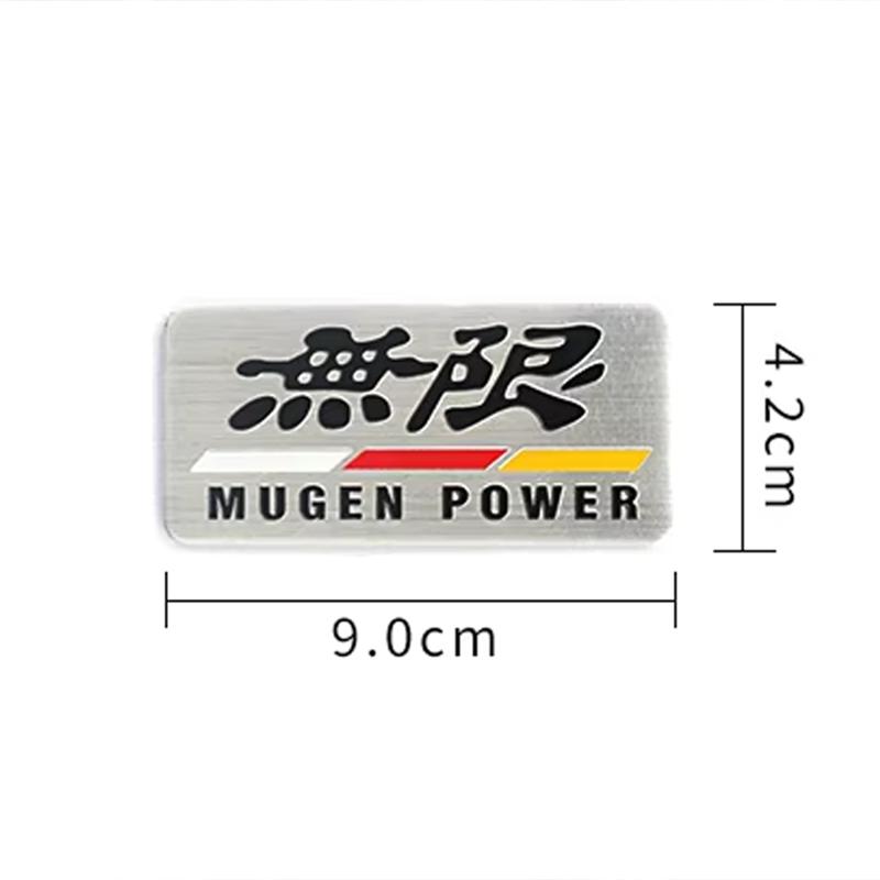 hbdf4 Car Logo Aluminum Label Stickers Decorative Accessories For Honda Civic Fit Jazz Accord Pilot CRV Odyssey Passport City Shuttle