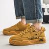 2024 Новые мужские кожаные кроссовки для повседневных прогулок осенью и зимой, мода на открытом воздухе, спорт, роскошь, низкие кроссовки для сноуборда