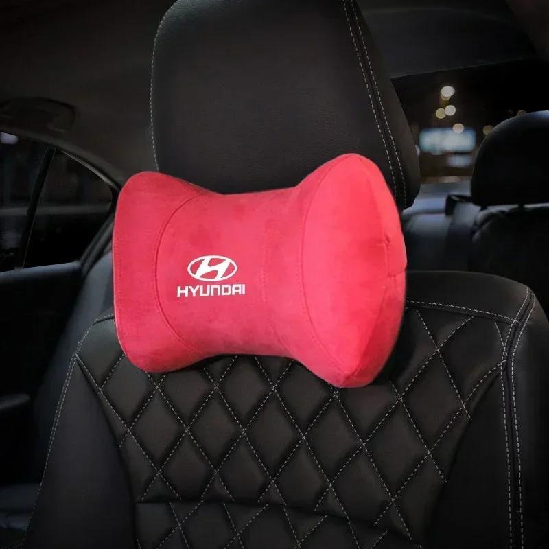 Car Accessories for Hyundai IX25 I10 Accent Solaris Tucson Santa Fe Kona Elantra Sonata Sticker Auto Headrest Support Pillow ZZ35