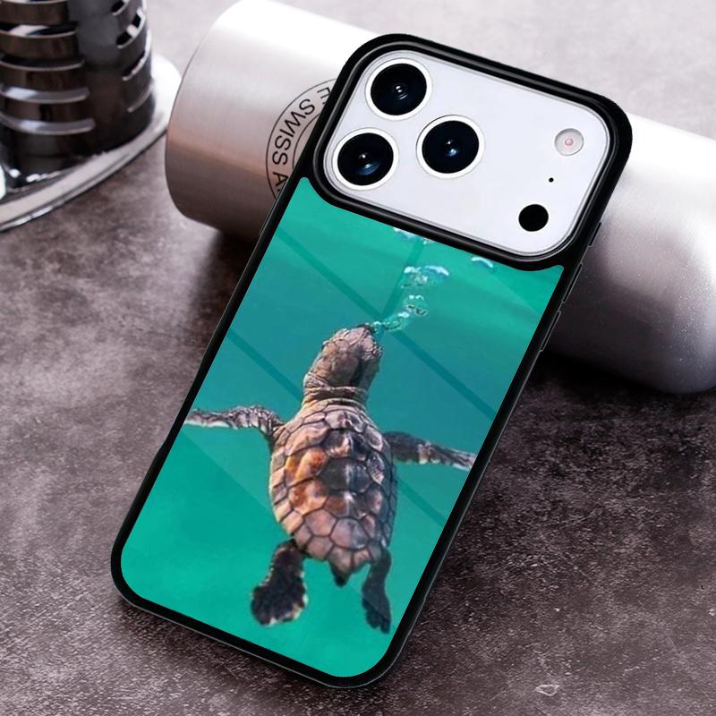 Мультяшная черепаха мягкий чехол для телефона для iPhone 17 16 15 14 13 12 11 Pro Max Plus 17Air Мягкий силиконовый чехол