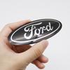 3D Aluminum Car Front Rear Badge Emblem Overlay 12.5cm For Ford Ranger Explorer Focus Fiesta Kuga Auto Tuning Styling Accessory