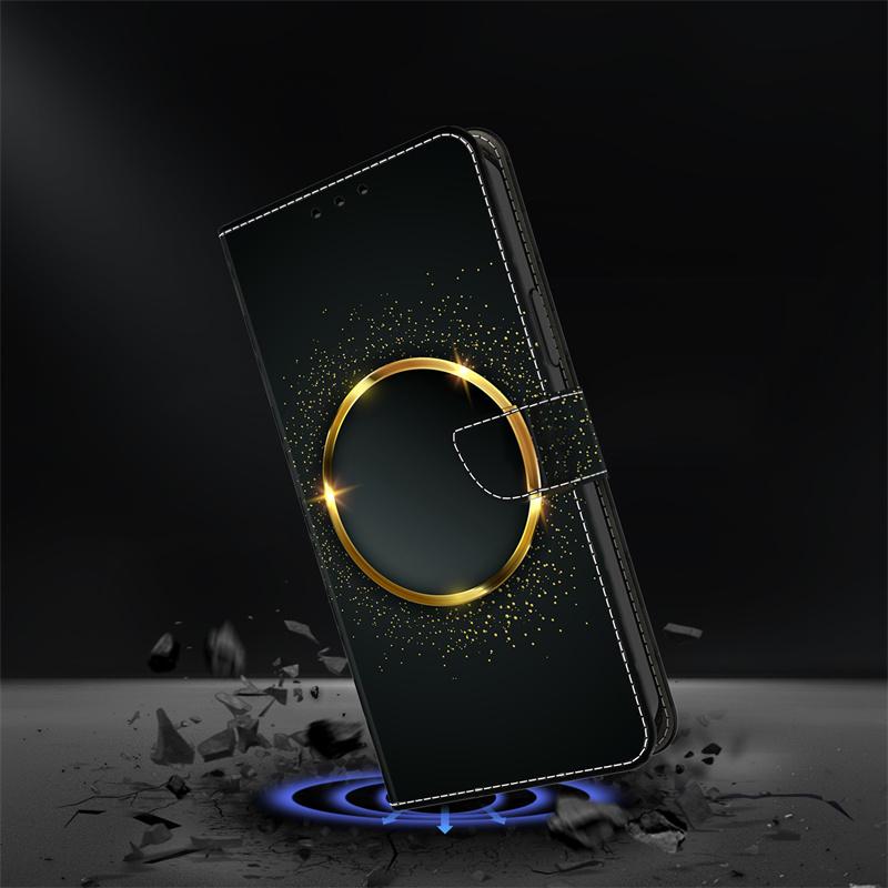 A01 A02S A20S A10 A10S Чехол для Samsung Galaxy A3 A5 A7 A6 A8 2016 2017 2018 Обложка Кошелек с рисунком Кожаный Чехол для Телефона Funda Coque