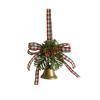 Christmas Bell Pendant Christmas Bell With Bow Wall Hanging Decoration