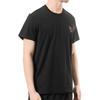 adidas Приталенный узор с круглым вырезом и принтом, футболка с коротким рукавом, мужские топы, черный цвет DU6719