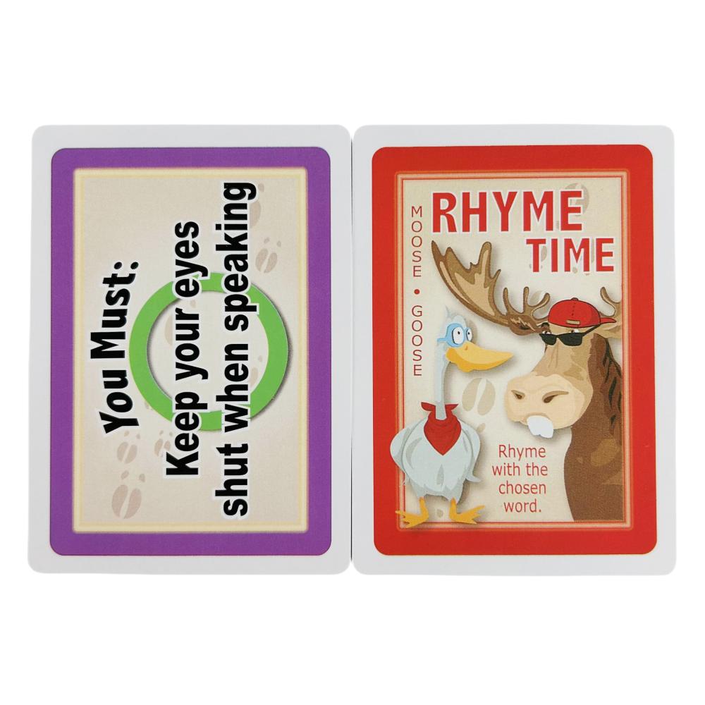 English Moose Master Card Game Casual Party Board Deck Crazy Party Game For All Ages