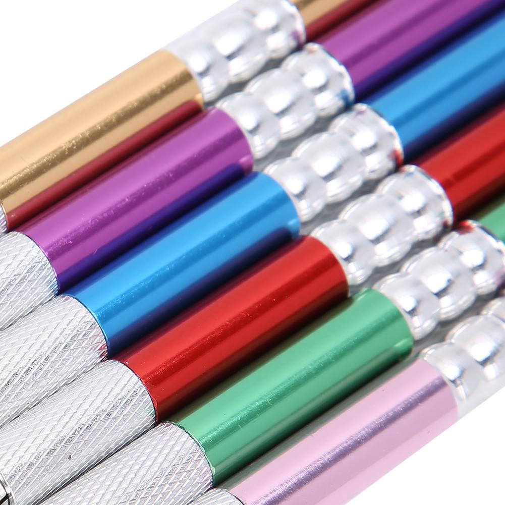 6pcs Manual Lip Tattoo Pen Portable Microblading Eyebrow Shader Tattoo Pen Accessory