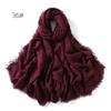 High-Quality Cotton Linen Gauze Scarf: Breathable, Encrypted Sunscreen, Four-Circle Fringe Shawl, Women's Malay Head Scarf