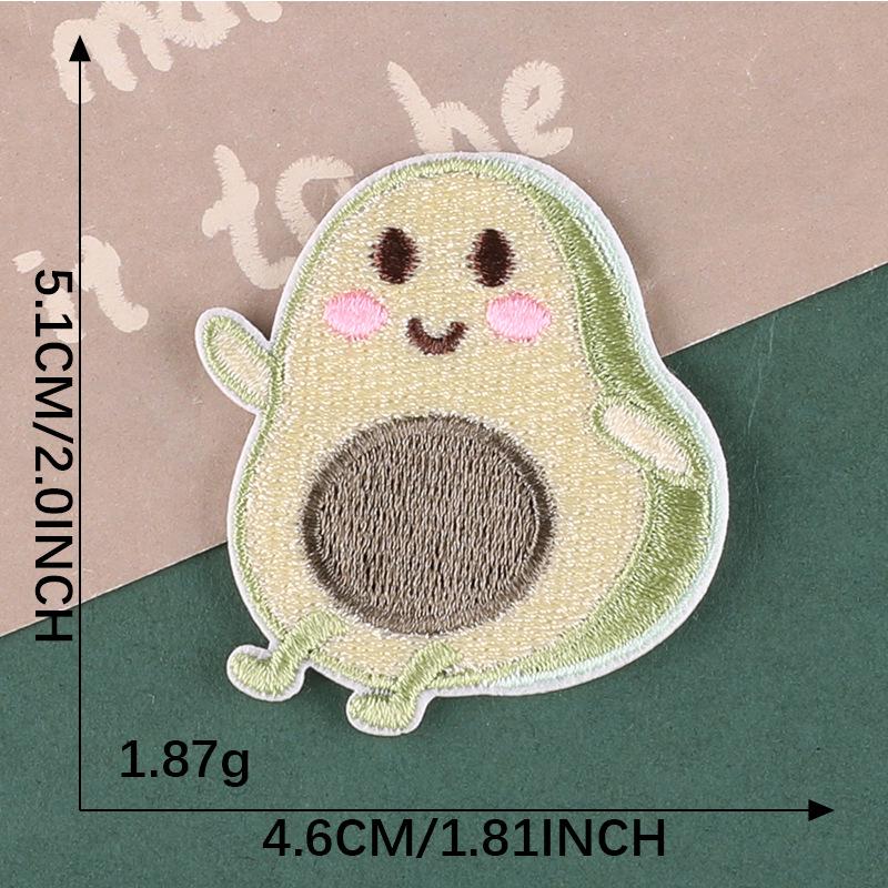 Duoku Original Snacks and Fast Food Cloth Patch - DIY Self-Adhesive Embroidery Accessory