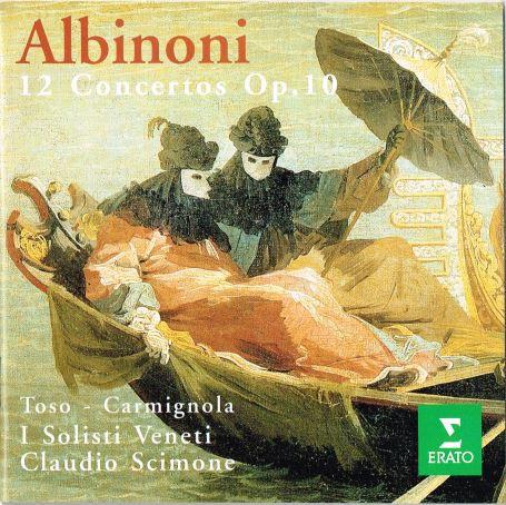 CD TOMASO ALBINONI - PIERO TOSO - GIUL - 12 Concertos Op. 10 0630112222 Erato 1995 Japan Classical Used