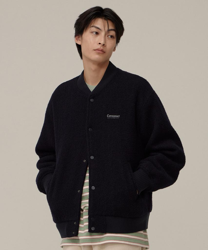Covernat Boucle Varsity Navy