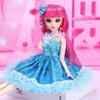 Мини-подвижная 20-шарнирная кукла, 36 см, игрушка для девочек, 3D большие глаза, BJD принцесса, полная одежда, коллекция платьев, детская кукла в подарок
