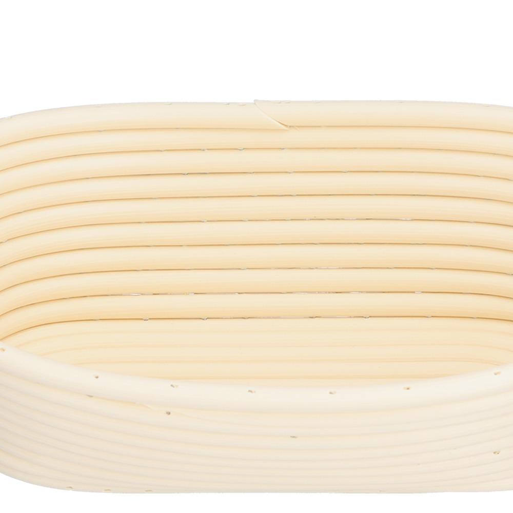 Food Grade PP Bread Proofing Basket Oval Shape Dough Rising Bowl Bread Baking Tool  Home Baking