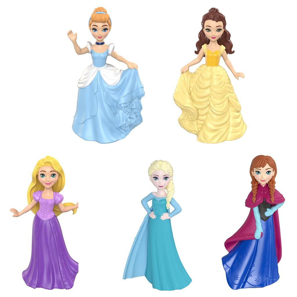 Mattel Принцессы ДиснеяХолодное сердце Милая коллекция из фильма Куклы для переодеванияКукольный домик Игра понарошку 12 мини-кукол Возраст 3 года и старше Мульти 986A-HLX37