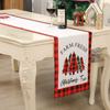 Christmas Tree Santa Claus Rudolf Tablecloth Rectangular Christmas Decoration  Holiday Decor