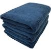 Cottontown Supima Хлопок Компактное Ванное 50 x 100 Набор Маленьких Мини Ванных Полотенец Средней Толщины, Темно-Синий, см, 3, 100% Хлопок, Полотенца, Полотенца,