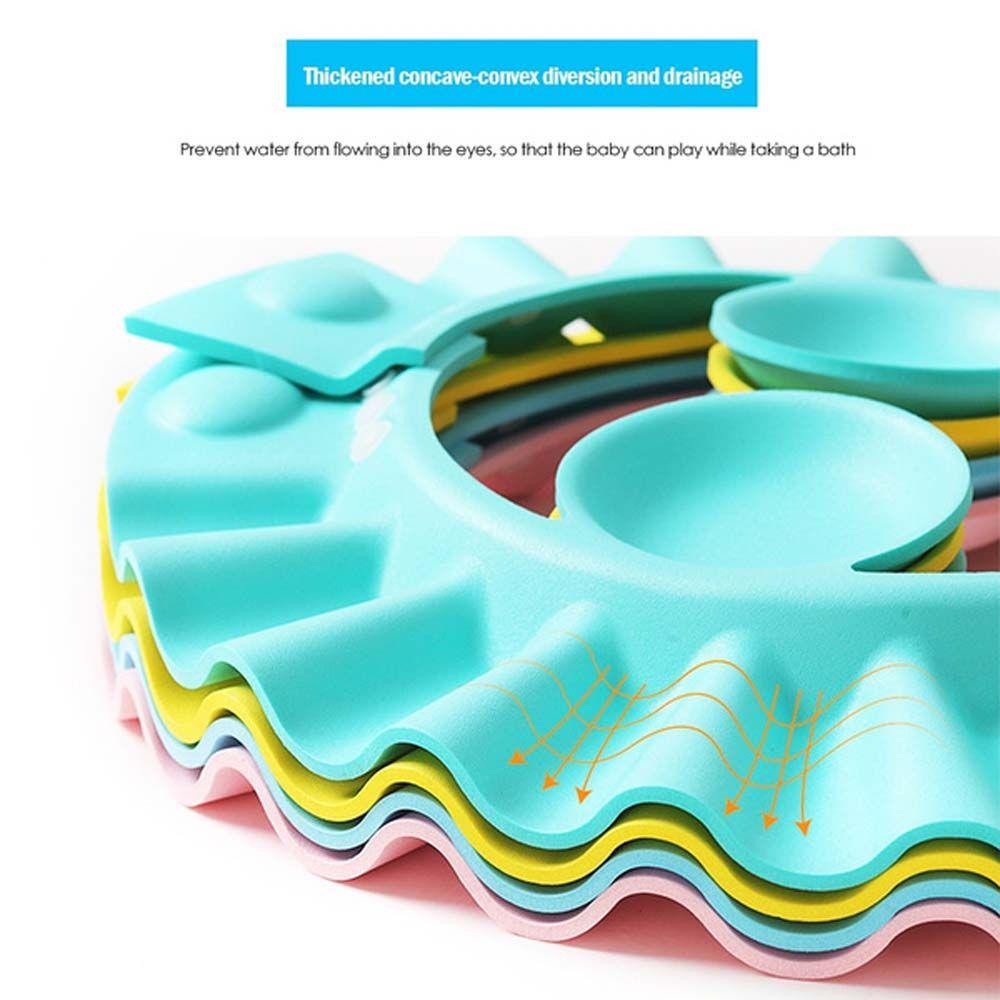 Купание Детей Защита Ушей Шапочка для Шампуня Детская Шапочка для Ванны Щиток для Мытья Волос Шапочка для Детского Душа