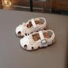 Children's Sandals2026New summer Korean-style versatile bow-knot princess shoes for girls, featuring a soft sole and designed for casual beach wear