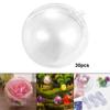 30 штук прозрачных шариков для рождественских украшений, круглых, сделай сам, заполняемых