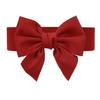 Vintage Bow Knot Elastic Waist Belt for Dress Women Elegant Stretchy Wide Waistband Cinch Belt