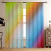 Радужные блестящие цветные напечатанные шторы 100% полиэстеровое волокно карнизные шторы спальня гостиная балкон декоративные шторы