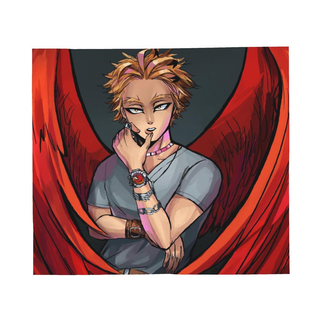 Пледы с изображением Химико Тоги из My Hero Academia, флисовые, для весны и осени, портативные, супермягкие, для постельного белья, спальни, покрывала