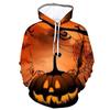 2023 Men's and Women's Halloween 3D Digital Print Hoodie