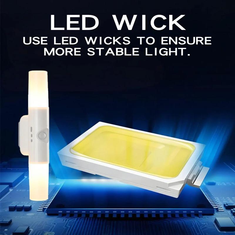 Rechargeable Motion Sensor Wall Light, Dimmable 3‑Color & RGB Wireless Sconce Lamp for Staircase Closet Bathroom Hallway Cabinet