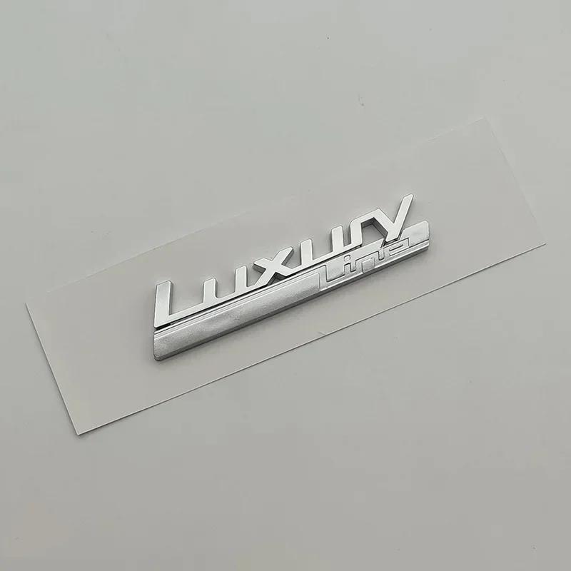 3D Chrome Car Trunk Letters 528i 535i 540i Logo Luxury Line Badge Xdrive Emblem Sticker For BMW E60 E34 F10 G30 E39 Accessories az2