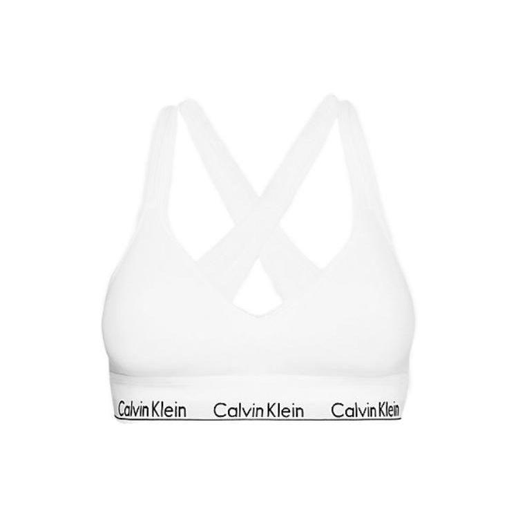 Calvin Klein Однотонный пуловер с V-образным вырезом, облегающий крой, женское нижнее белье QF1654E100