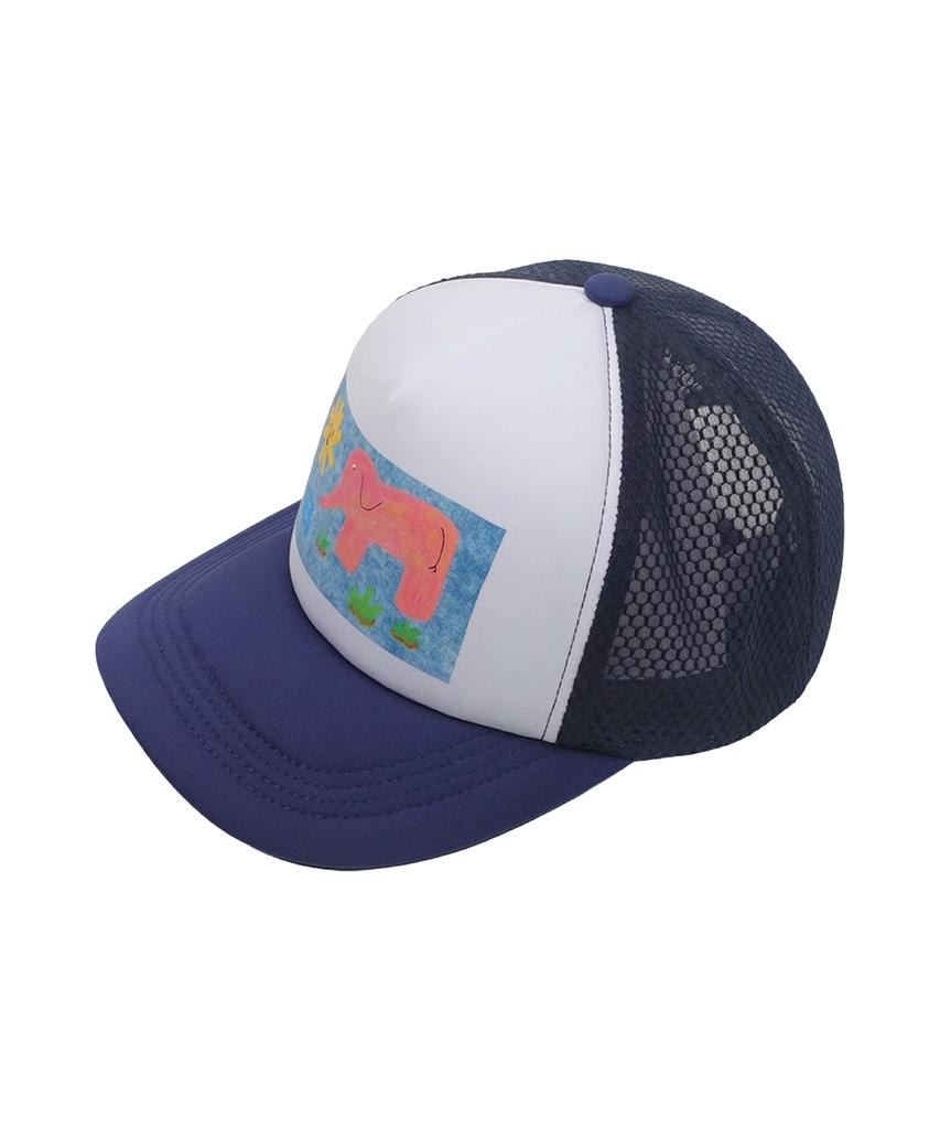 Eolaiteuaenggeul Elephant Trucker Cap (2 Colors)