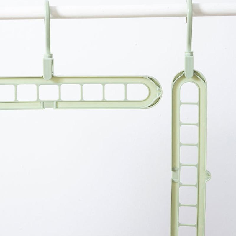 Space Saving Magic Clothes Hangers Closet Organizer Multi-Functional Storage Hanger 9 Hole Hanger