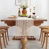Настольный бегун с кисточками, полый дизайн, чехол для стола в стиле бохо для дома, украшения для фермерского дома в деревенском стиле