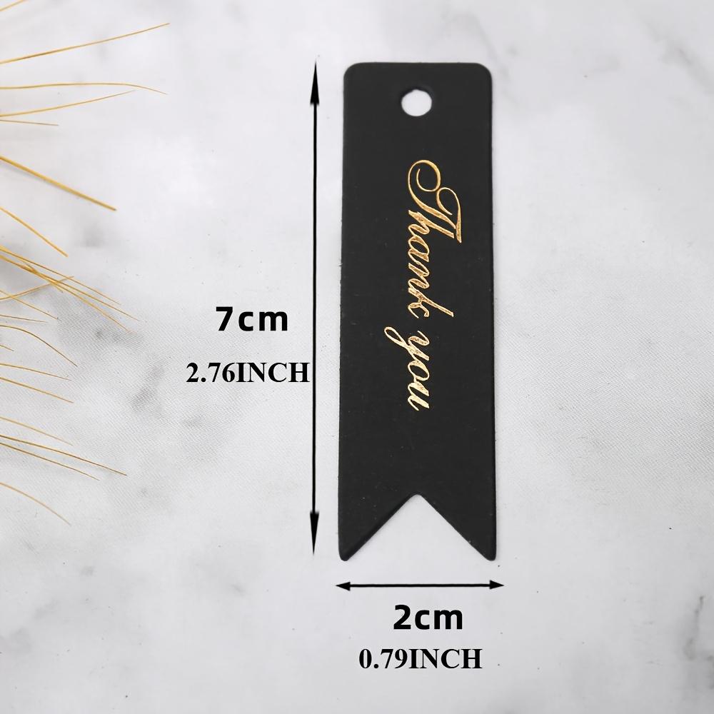 Бирки «Спасибо» Персонализированные бирки с ласточкиным хвостом для подвешивания, подарочные бирки для искусства и ремесел, DIY-поделок и праздничной упаковки подарков, бронзированные бумажные бирки