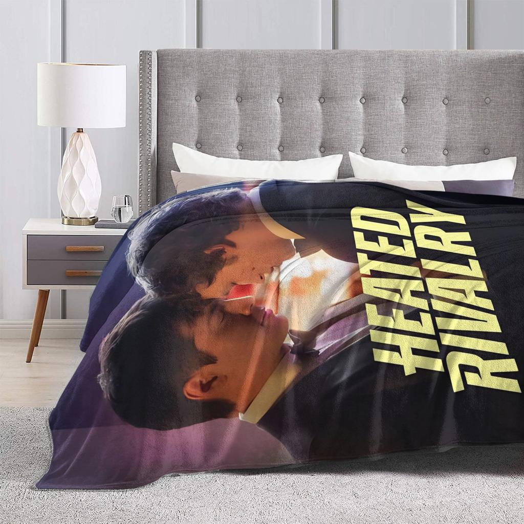 Heated Rivalry Blanket Canadian Sports Romance Flannel Awesome Warm Throw Blankets for Home Restaurant  Winter