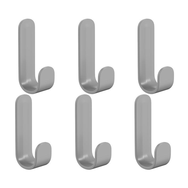 6 шт. универсальный настенный органайзер, крючок за дверью, тканевая вешалка для ключей, крючок для ванной комнаты, держатель для полотенец, полка для кухонной фурнитуры