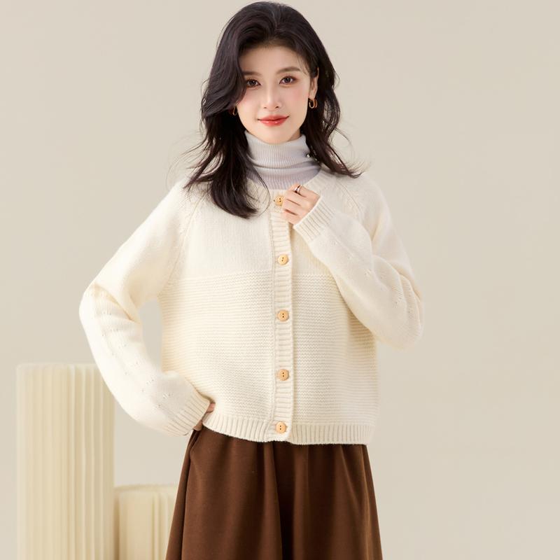 100% Sheep Wool Cardigan