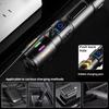 High-power Bright LED Flashlight Outdoor Multifunctional Flashlight USB Charging Telescopic Zoom Long-distance Flashlight