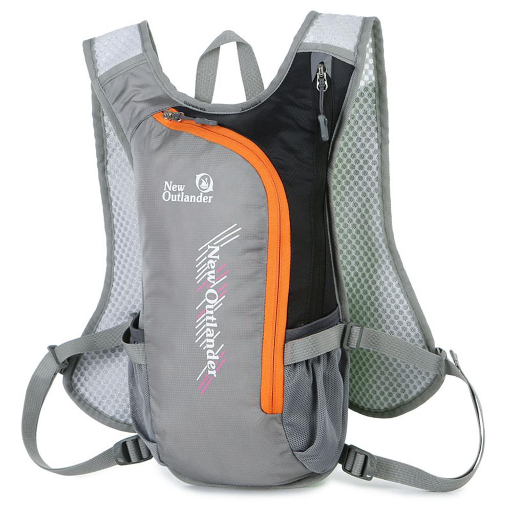 Breathable Hydration Backpack Nylon Reflective Water Bladder Backpack for Hiking Running Cycling