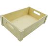 Solid and High Wooden Tray with 2 Handles 30x20 Cm