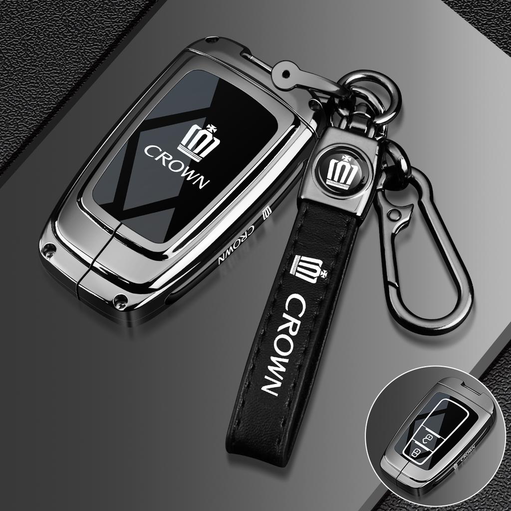 For Toyota Crown Land Release Keycase 2024 13th and 14th Generation Crown Car Special Shell Leather Full Buckle