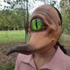 One Eyed Monster With A Long Mouth Monster Latex Mask For Cosplay And Festival Decor