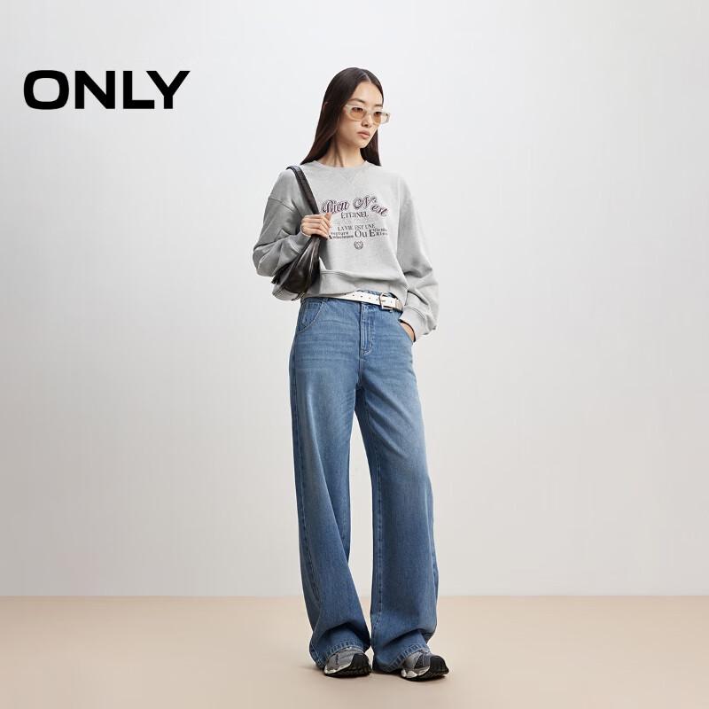 Only Women's Loose Asymmetrical Hem Sweatshirt