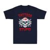 Tattoos Are Stupid Funny Skull Flower Graphic Vintage Unisexs Short Sleeve Tshirt