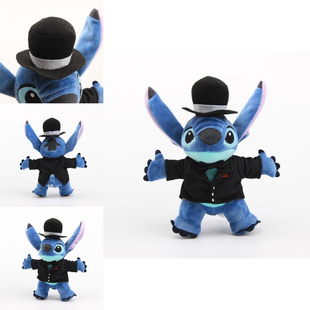 Luxurious And Cuddly New Anime Suit Lilo Stitch Plush Bear Kid Soft Toy Gift 24cm Doll Toys