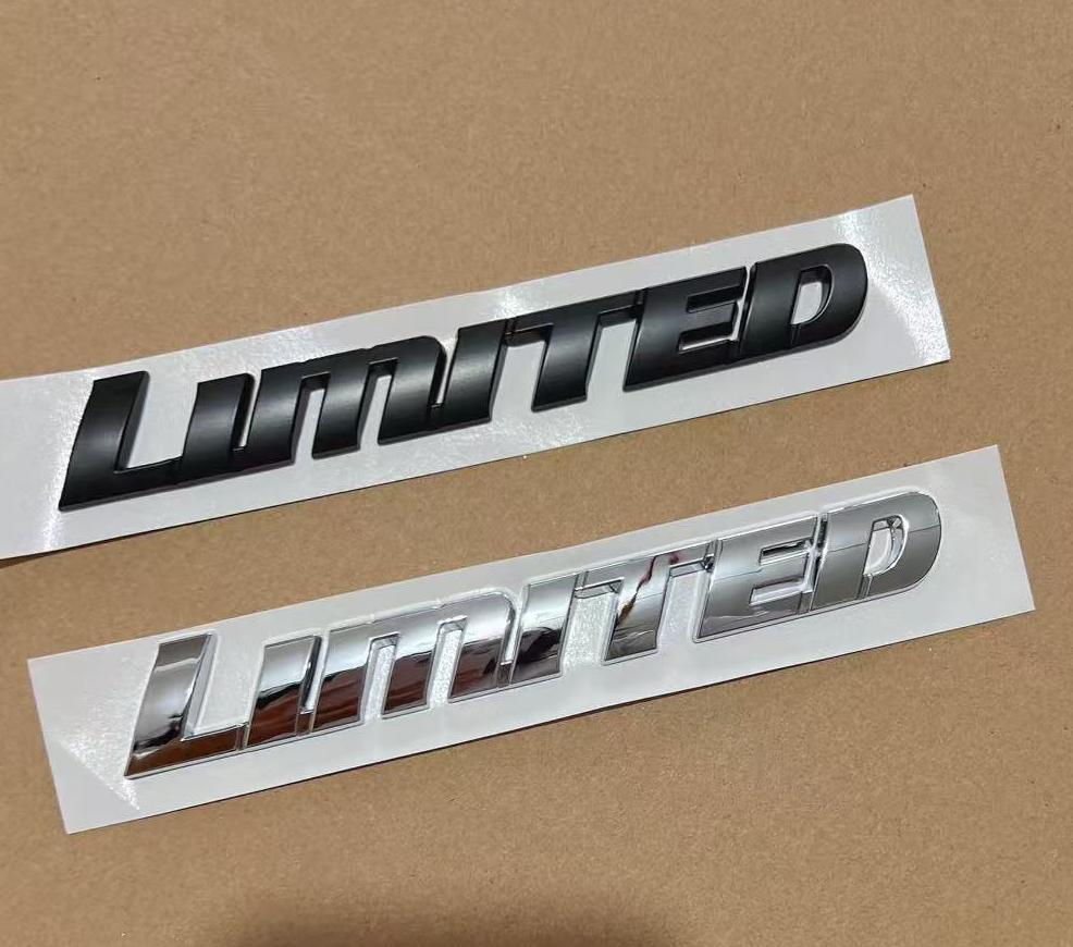 1X Universal Car LIMITED Edition Emblem Car Body Decoration YKYC5 Sticker 3D Car Trunk Badge Sticker ABS Auto Exterior Accessories