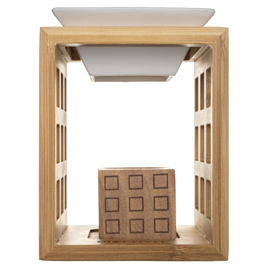 Bilovit Bamboo and Ceramic Essential Oil Aroma Burner