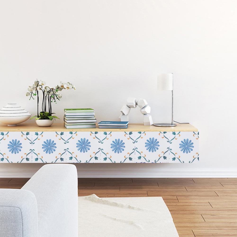 10 шт. нескользящие водонепроницаемые декоративные обои настенные наклейки на пол украшение дома 20x20 см