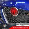 Alfa Romeo Giulia Stelvio Carbon Fiber Front & Rear Logos